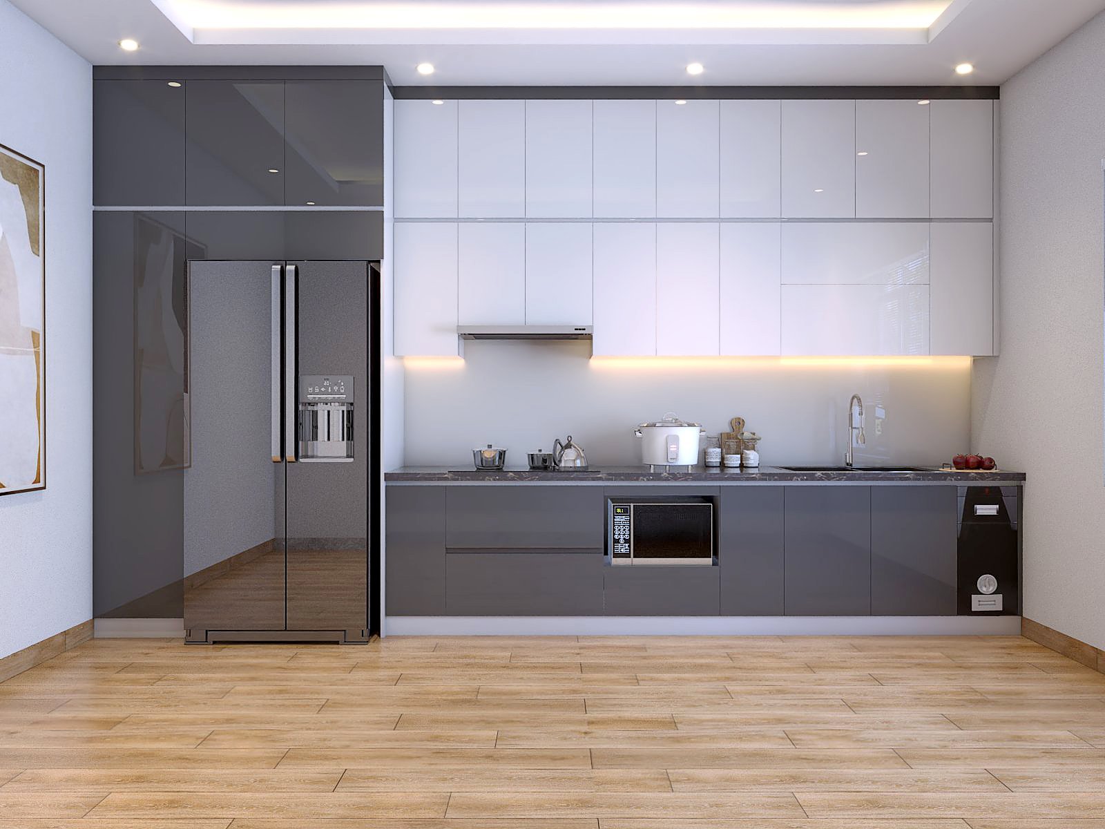 Xưởng sản xuất tủ bếp nhựa đẹp, giá rẻ theo yêu cầu - Ảnh 2