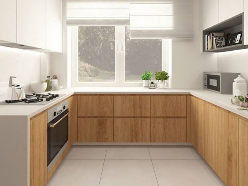 Xu hướng lắp đặt tủ bếp nhựa giả gỗ cho chung cư, nhà phố - Ảnh 2