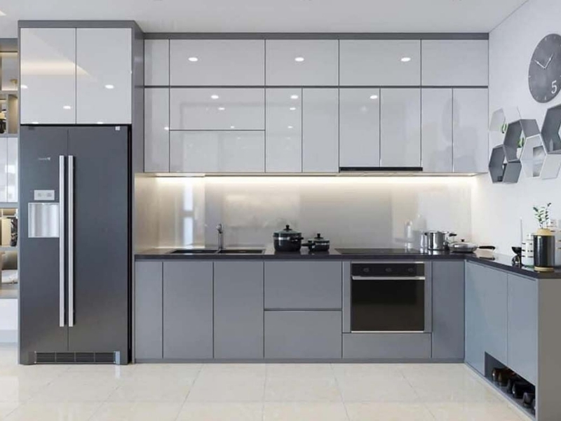 So sánh tủ bếp nhựa PVC và Picomat - Ảnh 3